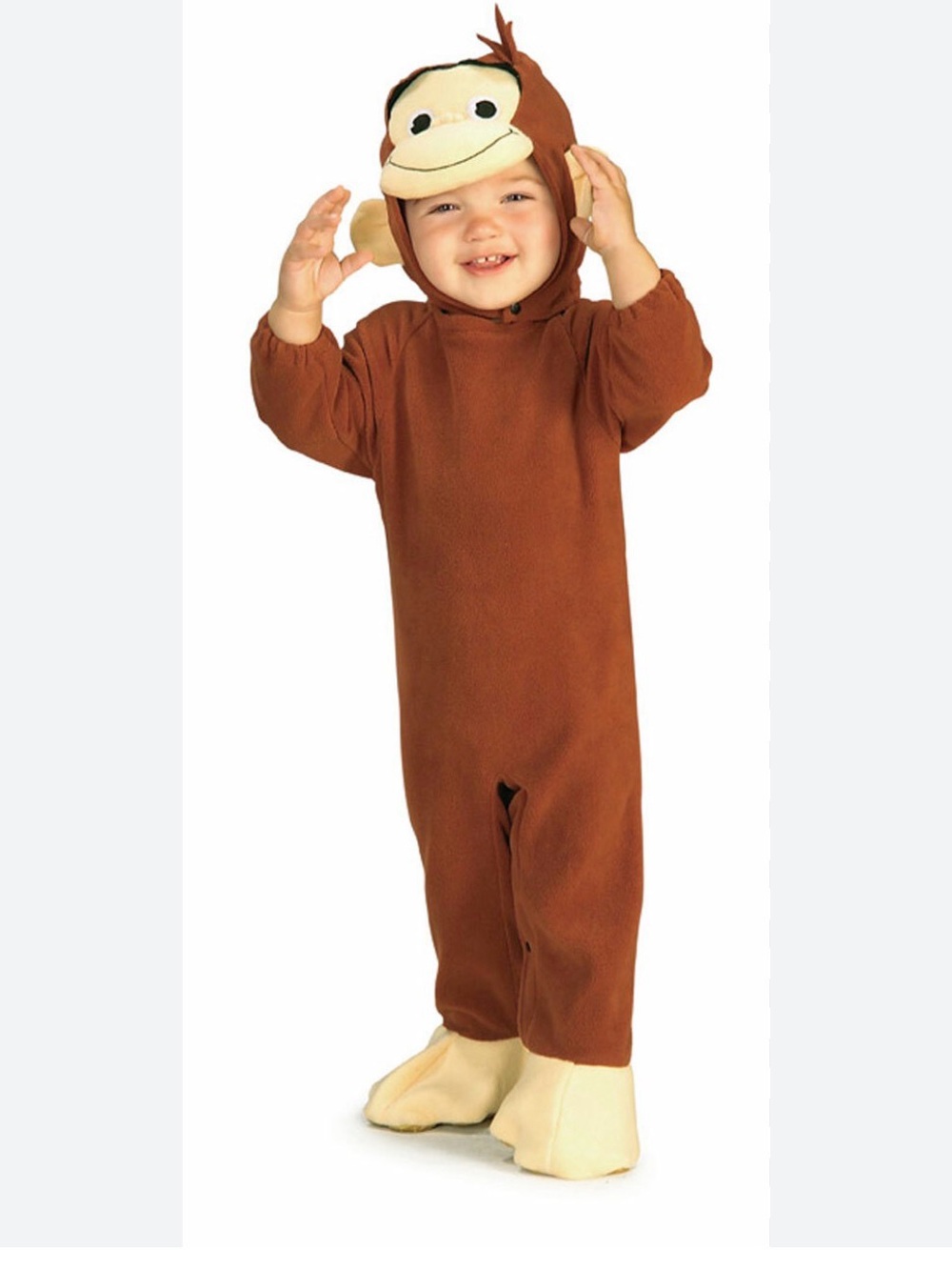 Curious George toddler brown felted